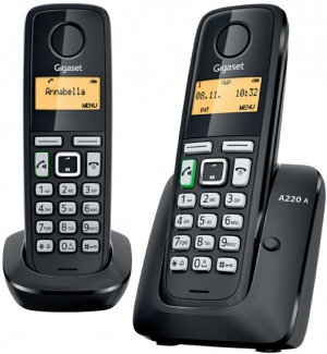 Gigaset A220A Duo Black Gigaset A220A Duo Black